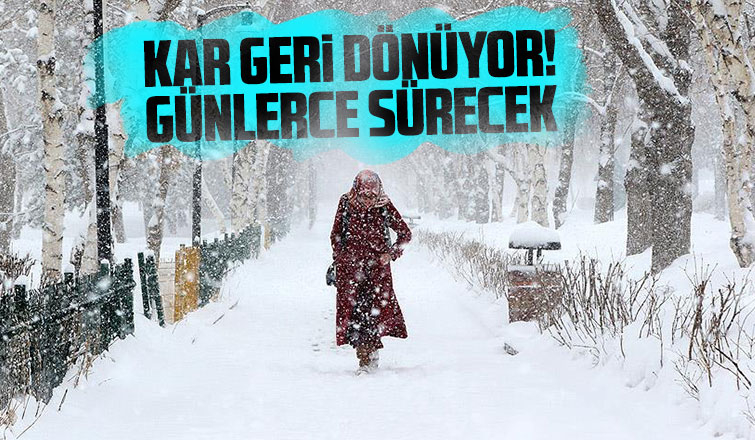 Kar geri dönüyor