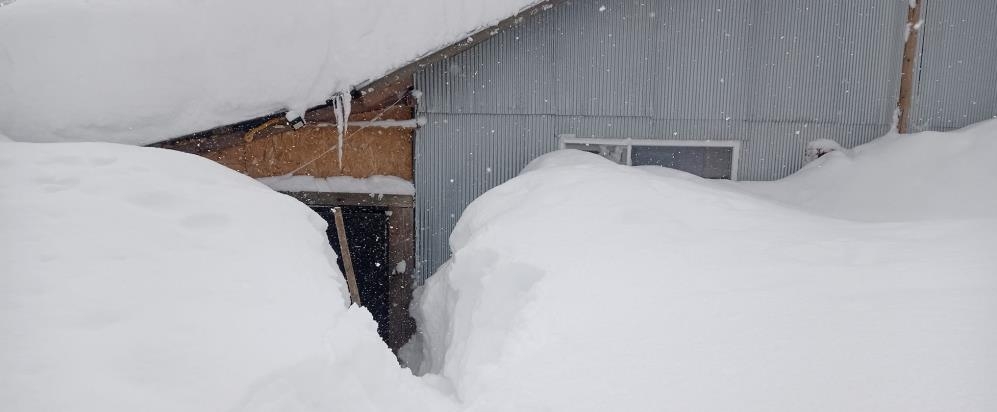 Kar kalınlığı 3 metreyi geçti