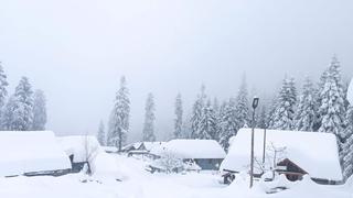 Kar kalınlığı 80 santimetreye ulaştı