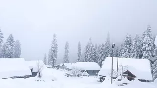 Kar kalınlığı 80 santimetreye ulaştı