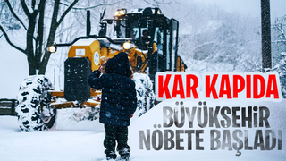 Kar kapıda, Büyükşehir nöbete başladı