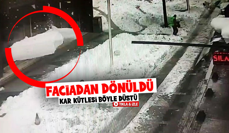 Kar kütlesi böyle düştü