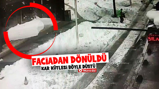 Kar kütlesi böyle düştü
