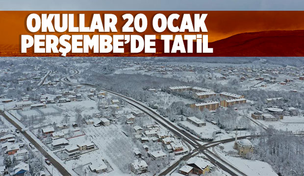 Sakarya'da Perşembe günü okullar tatil edildi