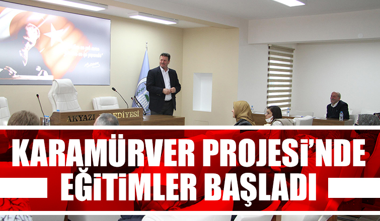 Kara Mürver Projesi’nde eğitimler başladı