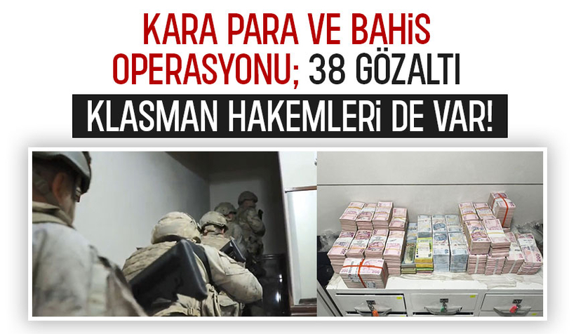 Kara para ve bahis operasyonu Sakarya'ya uzandı
