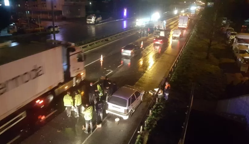 Kara yolu savaş alanına döndü