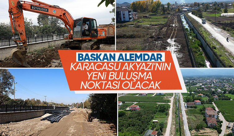 Karacasu Deresinde çalışmalar devam ediyor