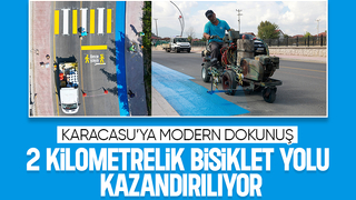 Karacasu'ya bisiklet yolu