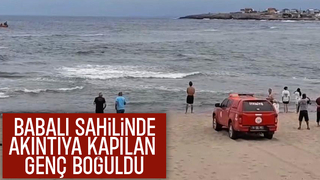 Karadeniz'de akıntıya kapılan genç boğuldu