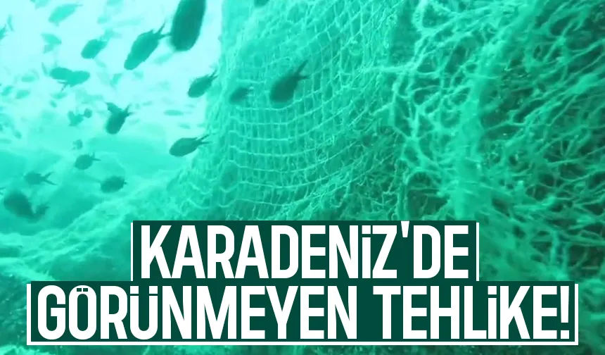 Karadeniz'de hayalet ağlar canlıları tehdit ediyor