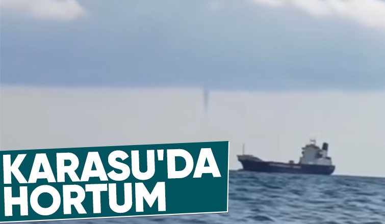 Karadeniz'de hortum oluştu