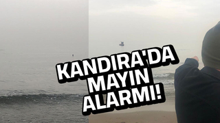 Karadeniz kıyısında dubayı mayın zannettiler