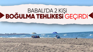 Karadenizde 2 kişi boğulma tehlikesi geçirdi