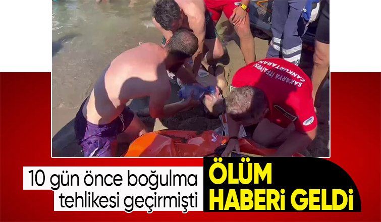 Karadenizde boğulma tehlikesi geçiren gençten acı haber