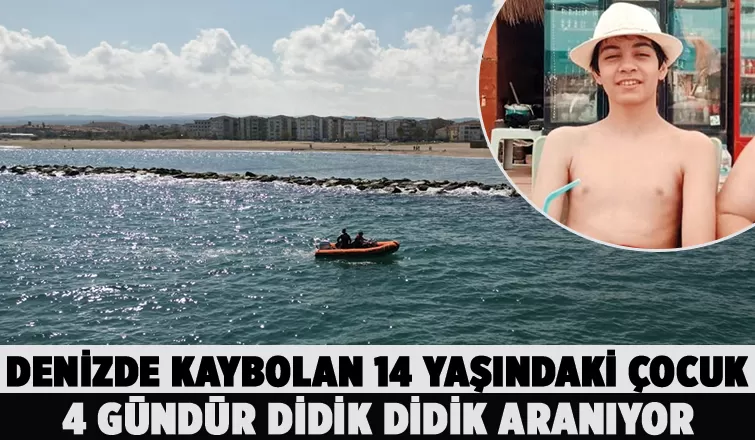 Karadenizde kayıp çocuğu arama çalışmalarında dördüncü gün