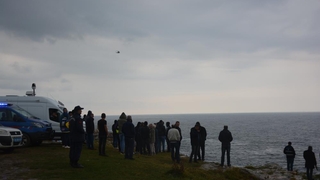 Karadenizde kayıp kişi için helikopter desteği