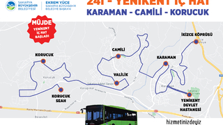Karaman-Camili-Korucuk içi yeni hat hizmete başladı