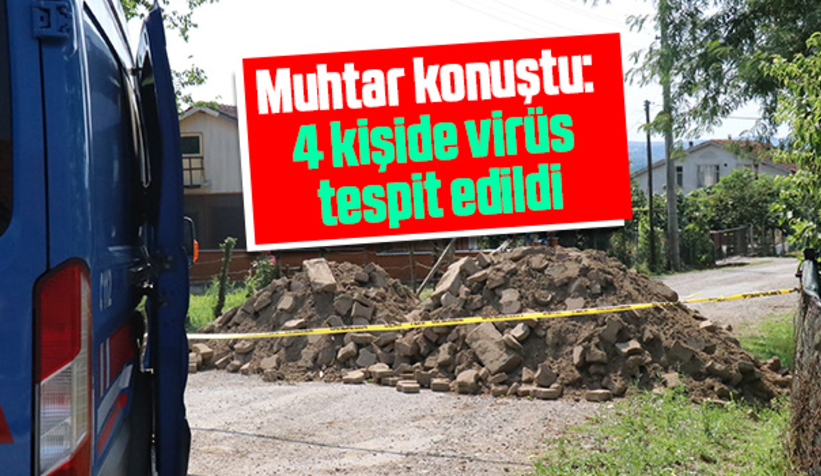 Karantinadaki sokak molozlarla kapatıldı