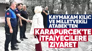 Karapürçek itfaiyesini ziyaret ettiler