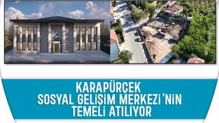 Karapürçek SGM'nin temeli atılıyor