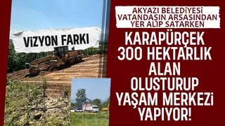 Karapürçek'te 300 hektarlık alana yeni yaşam merkezi