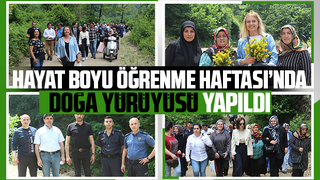 Karapürçek'te doğa yürüyüşü yapıldı
