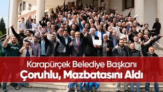 Karapürçek'te Mehmet Murat Çoruhlu dönemi resmen başladı