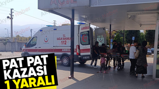 Karapürçek'te patpat kazasında 1 kişi yaralandı