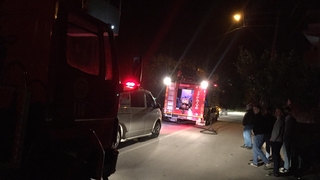 Karapürçek'te yangın