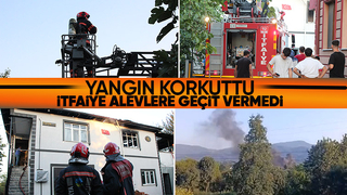 Karapürçek'te yangın