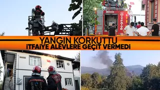Karapürçek'te yangın