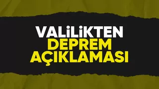 Karapürçek'teki deprem sonrası Valilikten açıklama