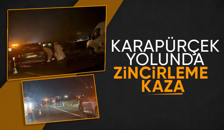 Karapürçek yolunda kaza 3 yaralı