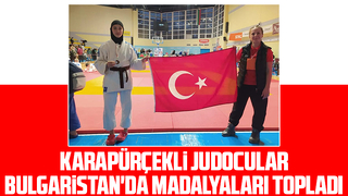 Karapürçekli judocular Bulgaristan'dan madalyalarla döndü