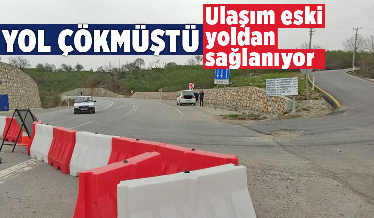 Karasu-Akçakoca yolunda ulaşım eski yoldan sağlanıyor