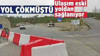 Karasu-Akçakoca yolunda ulaşım eski yoldan sağlanıyor