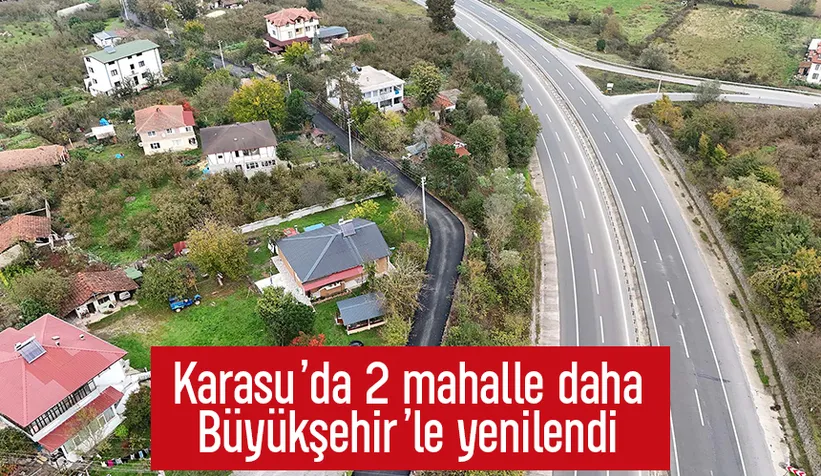 Karasu'da 2 mahallede asfalt sevinci