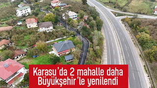 Karasu'da 2 mahallede asfalt sevinci