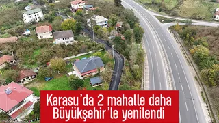 Karasu'da 2 mahallede asfalt sevinci