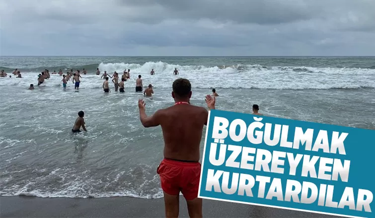 Karasu'da bir kişi boğulma tehlikesi atlattı