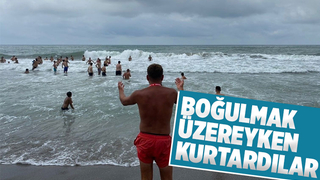 Karasu'da bir kişi boğulma tehlikesi atlattı