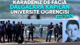 Karasu'da denize giren üniversite öğrencisi kayboldu