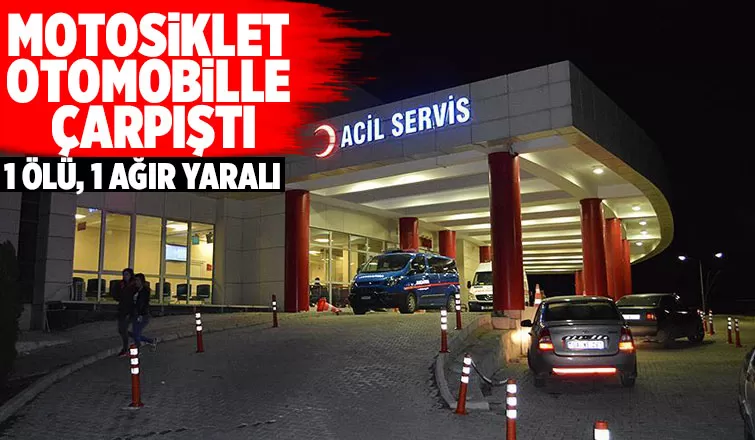 Karasu'da feci kaza: 1 ölü, 1 ağır yaralı