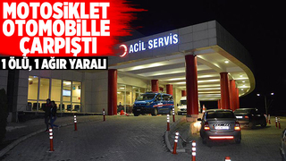 Karasu'da feci kaza: 1 ölü, 1 ağır yaralı