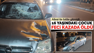 Karasu da feci kaza: 16 yaşındaki çocuk hayatını kaybetti