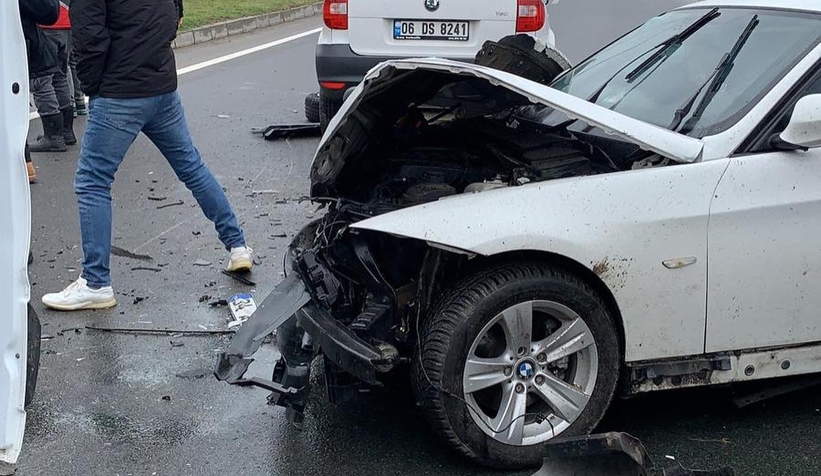 Karasu'da feci kaza; 2 yaralı