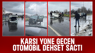 Karasu'da feci kaza: yaralılar var