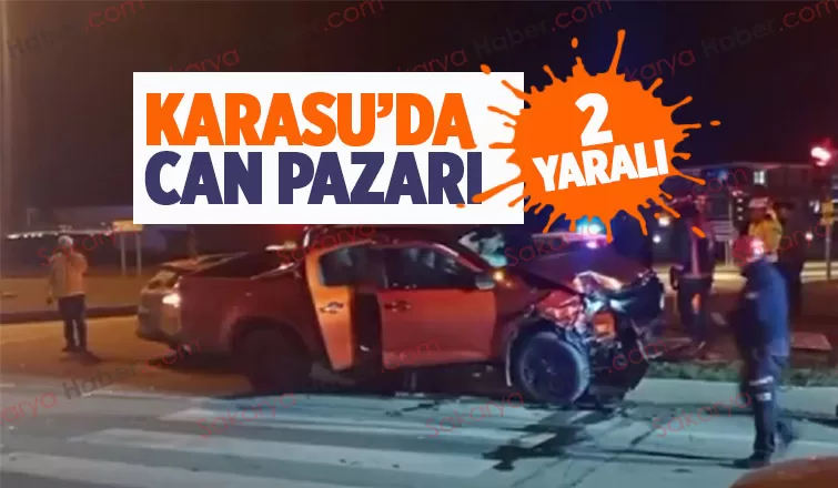 Karasu'da feci kaza