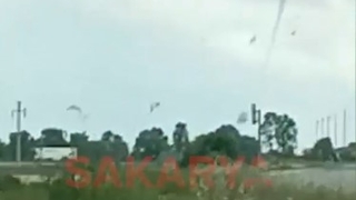 Karasu'da hortum paniği